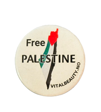 Last inn bildet i Galleri-visningsprogrammet, Fritt Palestina button
